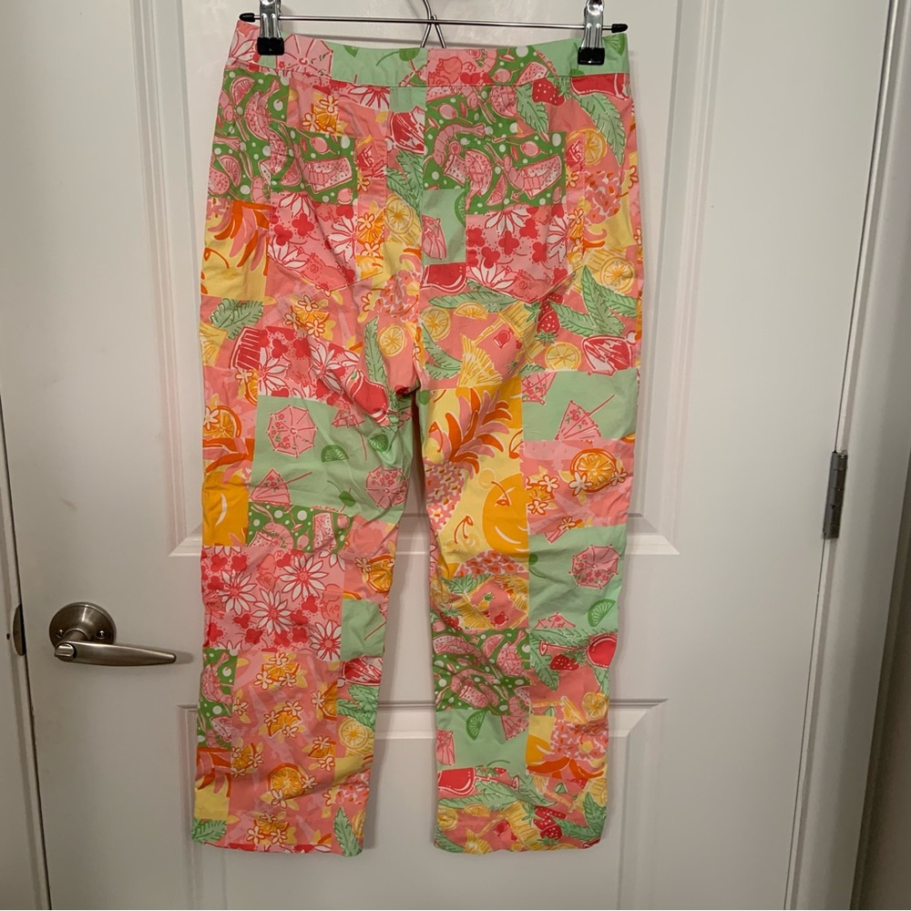Lilly Pulitzer Patchwork Capri Pants - image 4